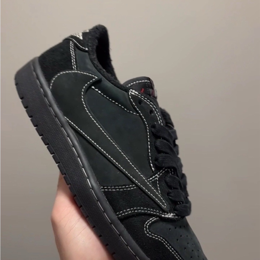 Size - Air Jordan 1 Retro Low OG SP x Travis Scott Black Phantom Cactus - Picture 5 of 6